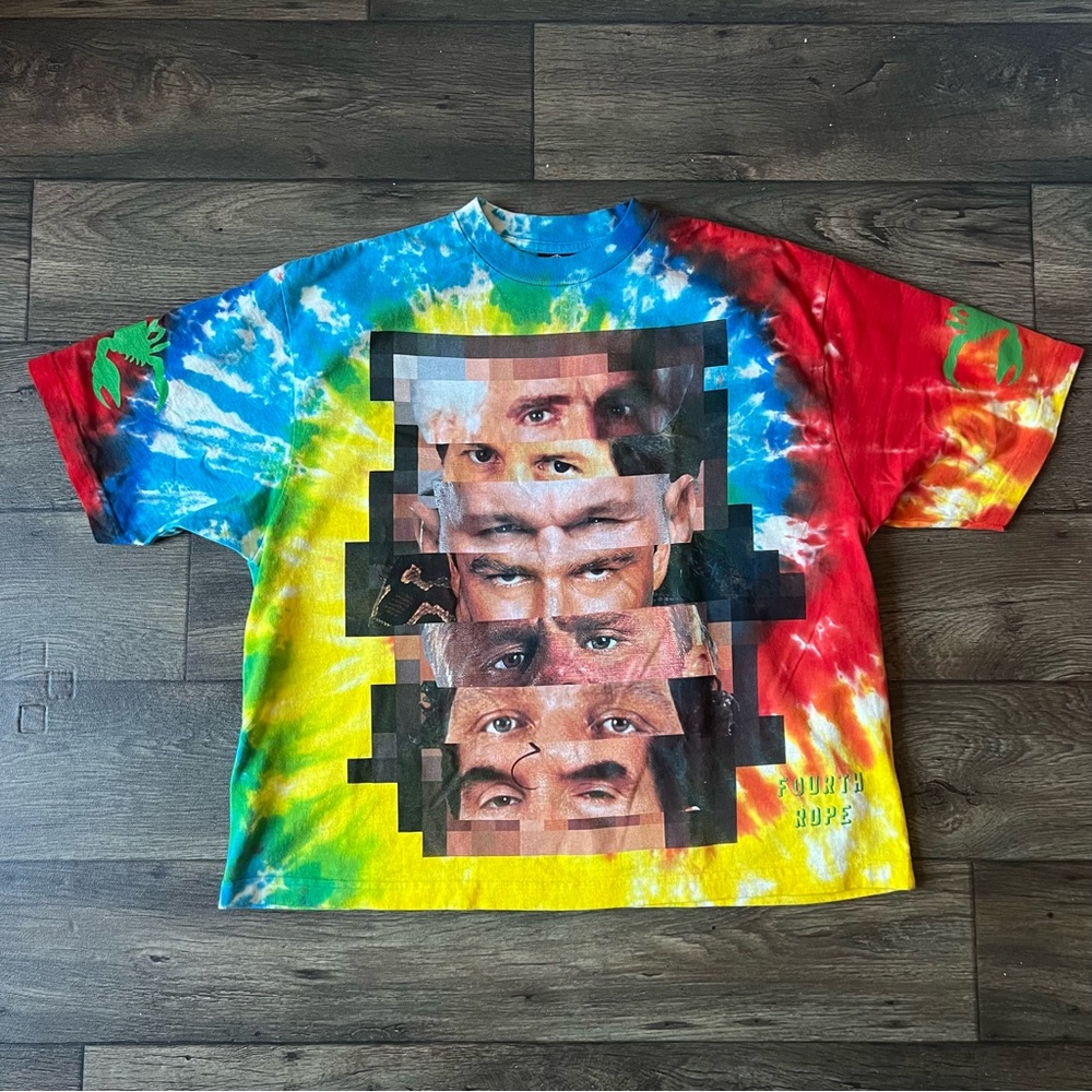 GXFR Fourth Rope Heels Have Eyes Mystery Tie Dye Shirt Westside Gunn Size Small
